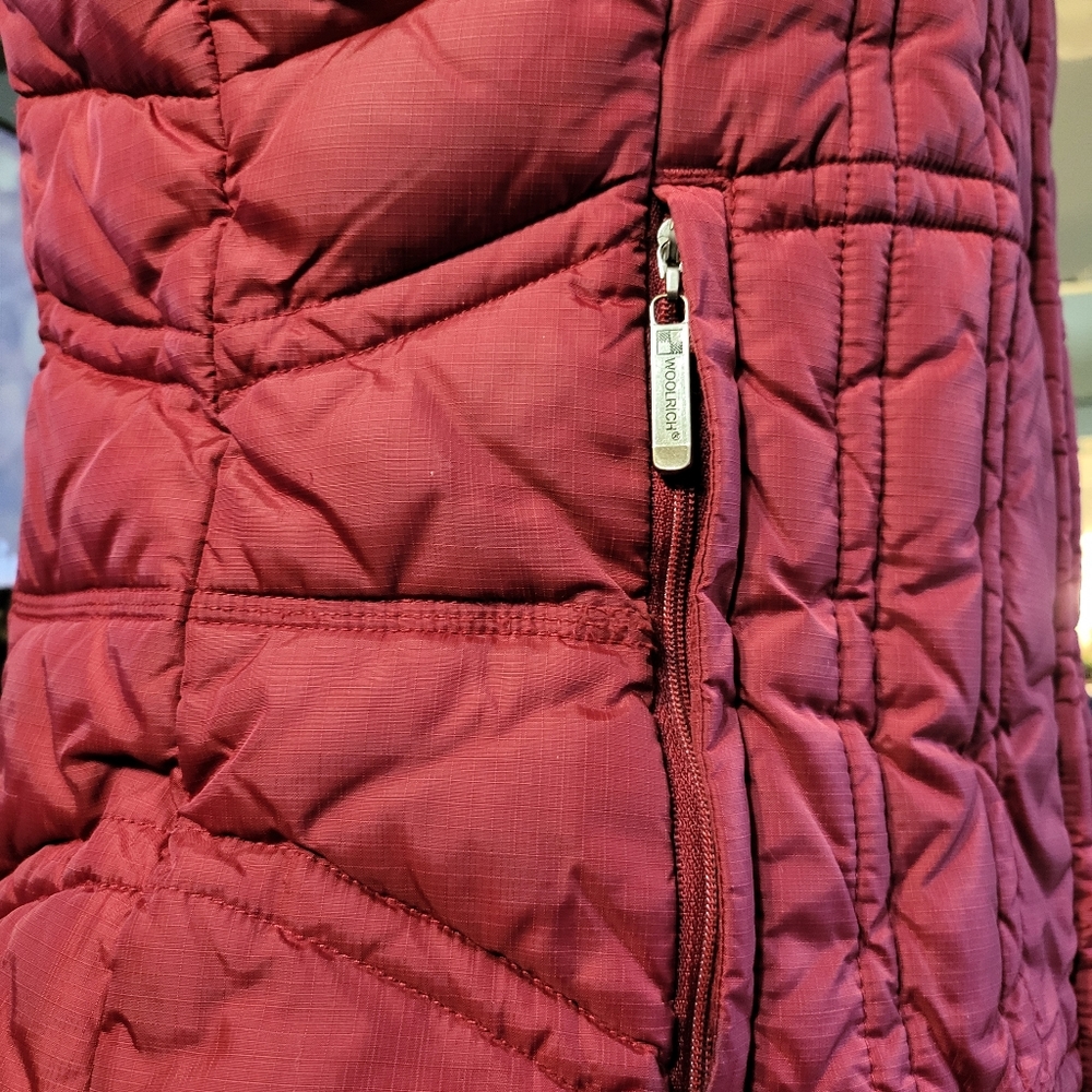 Woolrich Insulated "Ruby" Red Quilted Puffer Vest… - image 5